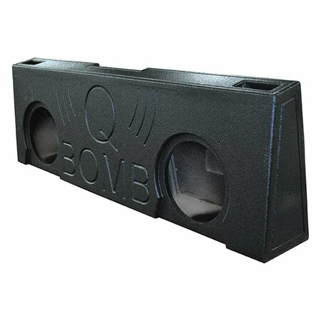 Q POWER Qpower  12 in. Qbomb Dual GMC 2007-2013 Crew Cab Under Seat QP599787